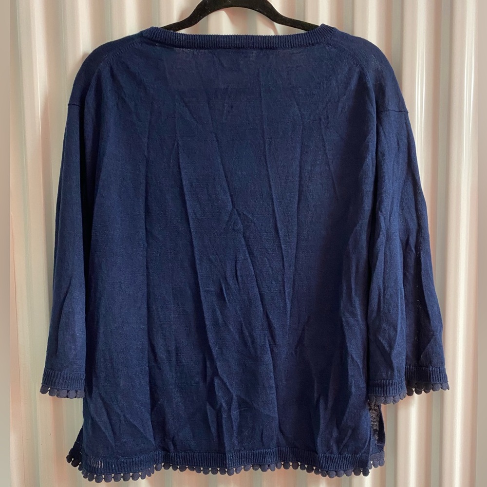 Brand new J crew women’s short sleeve linen sweater - Picture 2 of 5